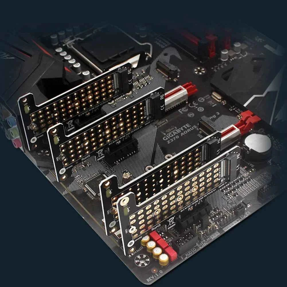 M.2 NVME To PCIe4.0 X1 Expansion Card 32Gbps Converter Card Support PCIe X1 X4 X8 X16 Interface for SSD 2230/2242/2260/2280