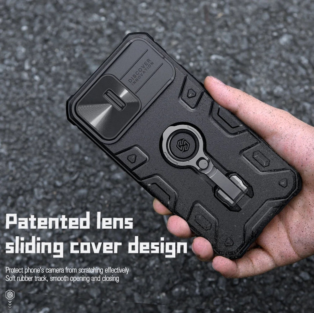 for iPhone 14 Pro Max Case NILLKIN CamShield Armor Pro Case with Camera Cover and Kickstand Shock Resistant For iPhone 14Pro Max