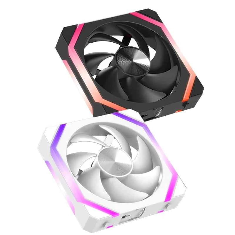 JUMPEAK CS120 ARGB Cooling Fan, 360mm/240mm, Modular Stackable Splicing PWM Silent RGB Fans For Gaming PC Case