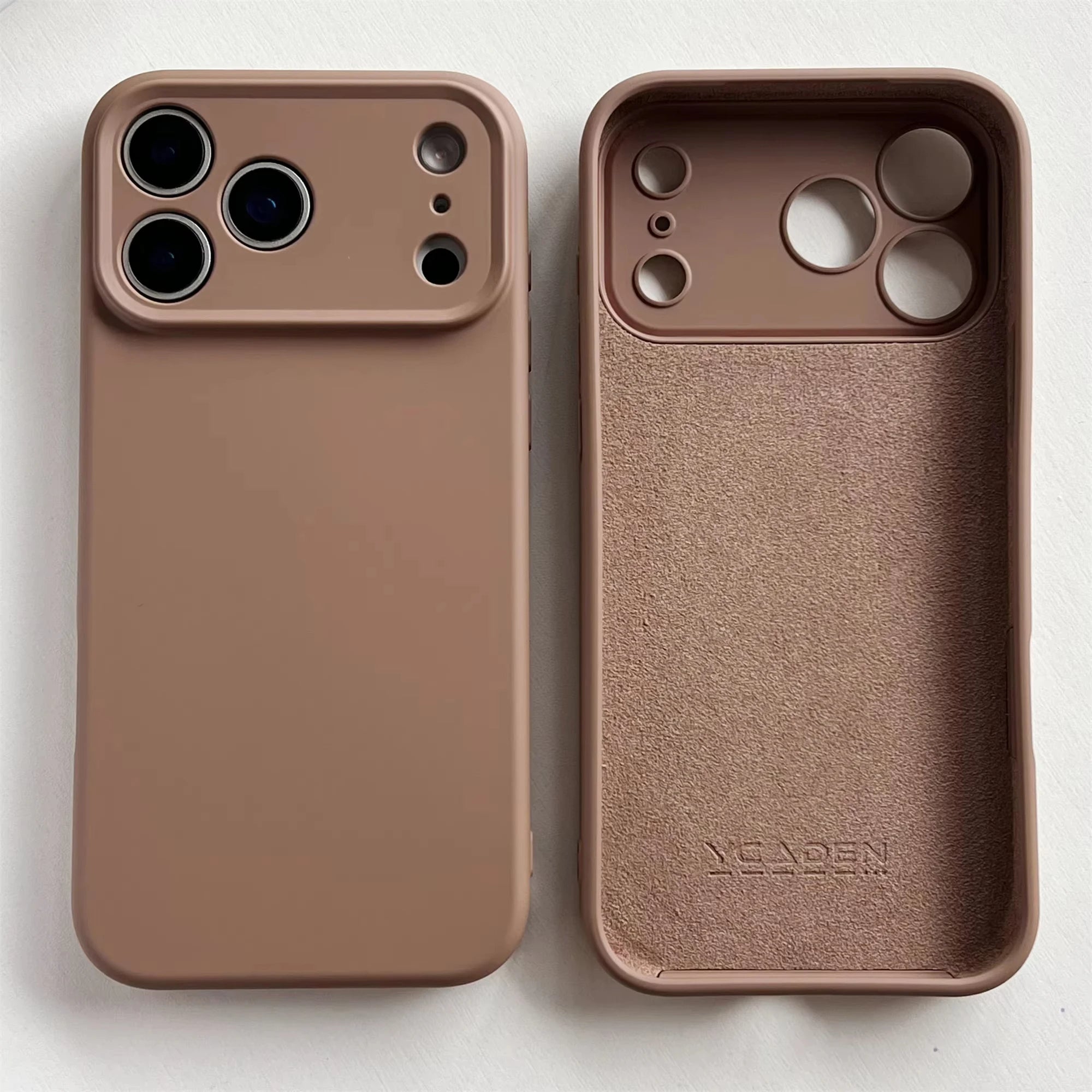 Liquid Silicone luxury Original Cover For iPhone 17 16 15 14 Pro Max 17 Air 16 PLus Case TPU Protect Skin Smooth Shockproof Case