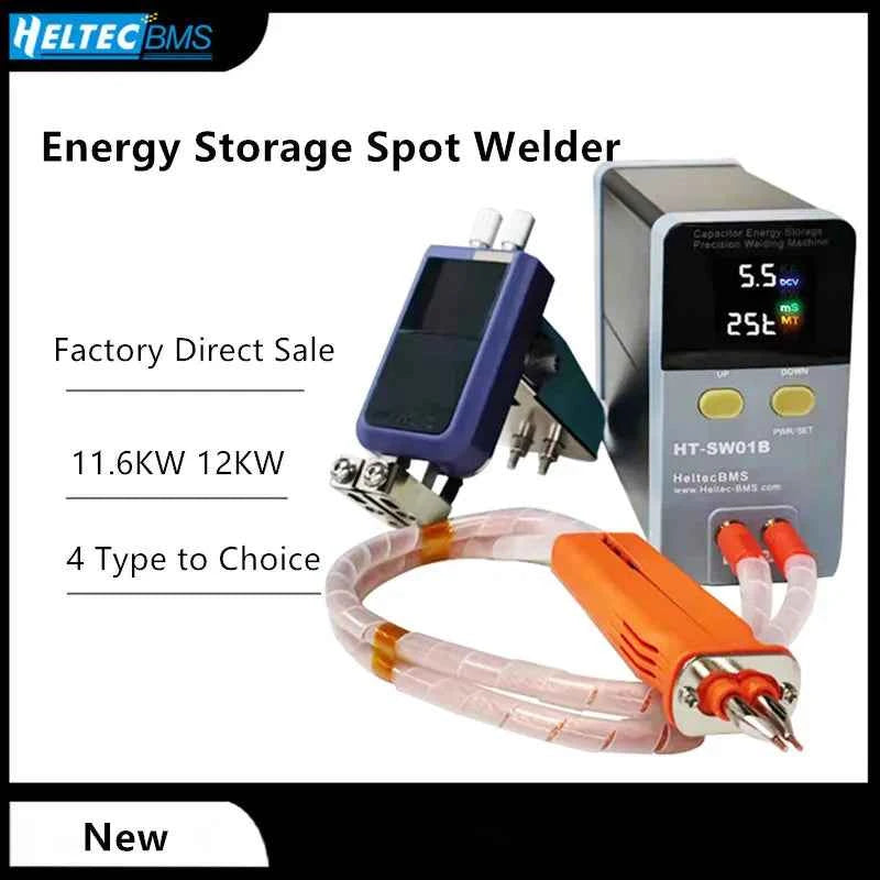 Heltec 21KW 36KW 42KW Capacitor Storage Battery Spot Welding Machine/Portable Small Spot Welder LED Display 0.5mm Thickness