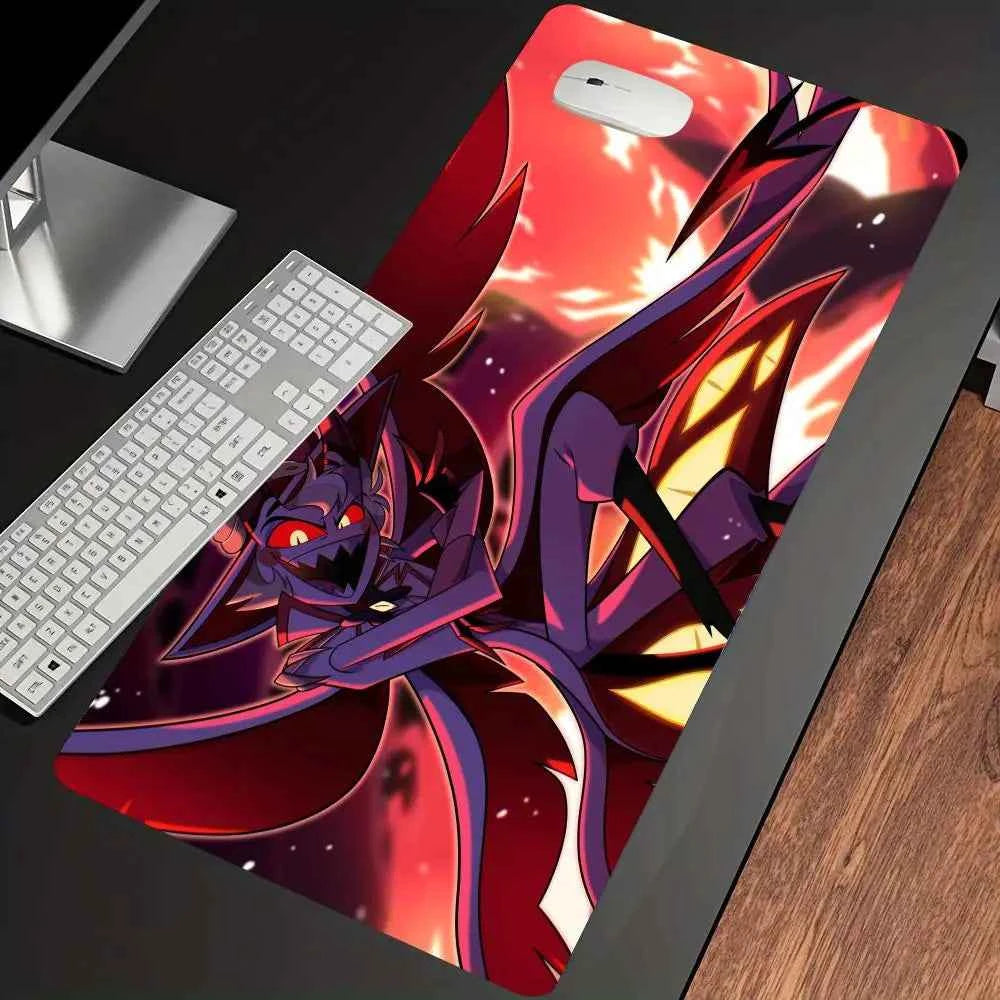 Mouse Pad H-azbin H-otel Player Computer Accessories Mousepad Laptop Keyboard Pad PC Tablemat Carpet Anime XXL Gamer DeskMat