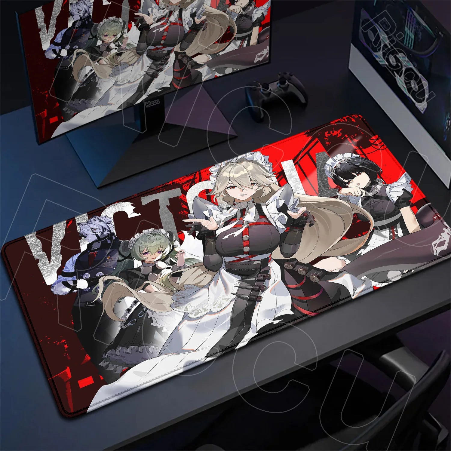 Hot Game Zenless Zone Zero New Mousepad 900x400mm Laptop Non-slip Keyboard Desk Pad XXL Anime Girl Hoshimi Miyabi Rubber Playmat