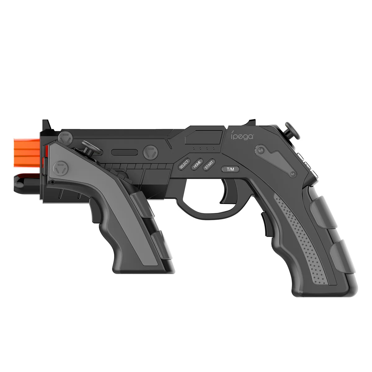 IPEGA Wireless Game Gun PG-9257 for PS4/PS3/Android/iOS/Switch/PC with Gyro,Vibration,Rapid Fire&RGB Lighting