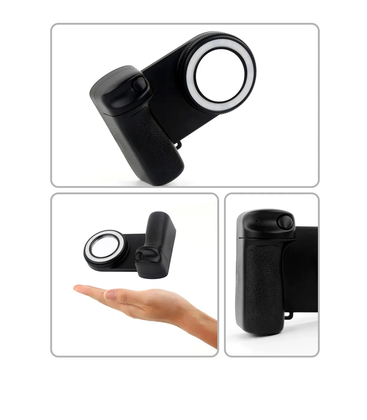 2026 MagSafe Smartphone Camera Shutter Grip Bluetooth Selfie Handle Camera Photo Stabilizer with Fill Light for Iphone Android