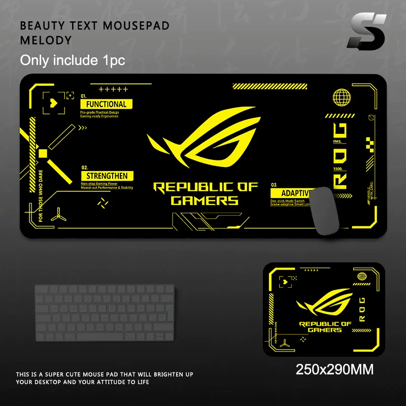 Gaming Mats Large Extended Pad for ASUS Rog Mouse Pad Gamer PC Computer Keyboard XXL Desk Mat Offices Interior Accessories Rug
