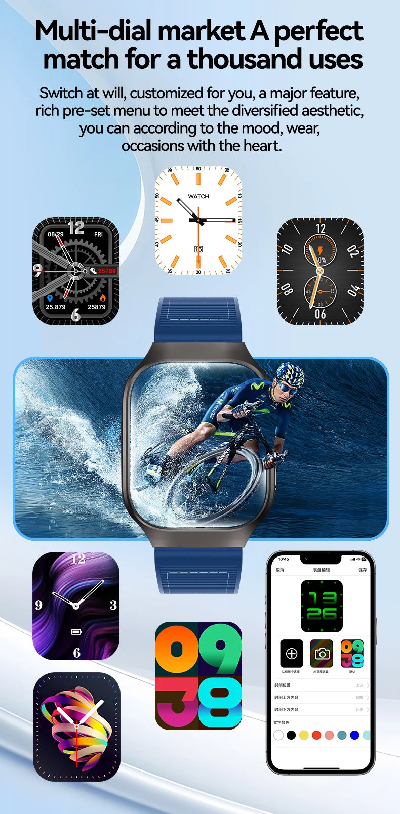 LAXASFIT New Bluetooth Call Smart Watch for Men 2.01