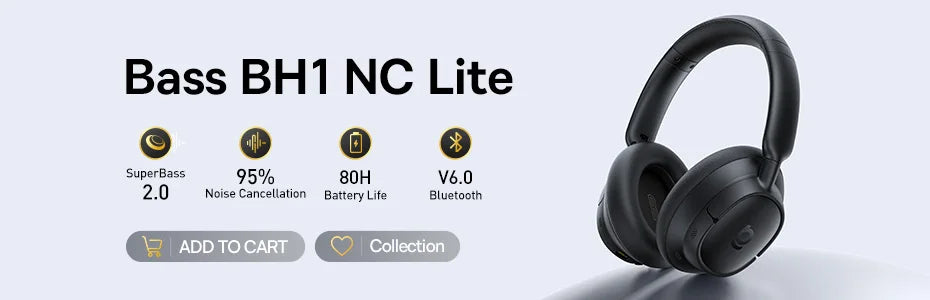 Baseus GH02 Gaming Wireless Headphone with Mic Over-Ear Headphones Bluetooth 5.3 40mm Driver 2.4G/Wireless/Cable RGB Headsets