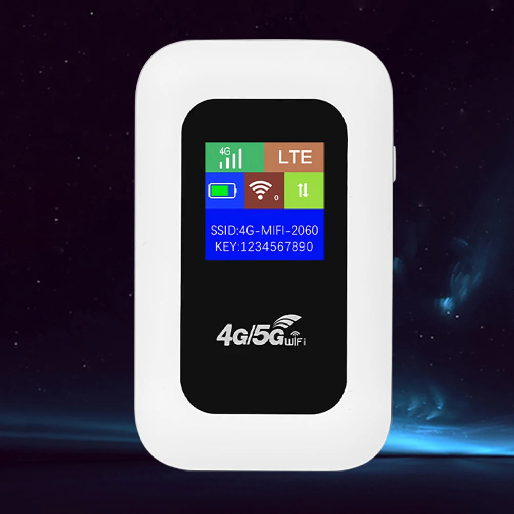 4G LTE Mobile WiFi Router with SIM Card Slot 150Mbps Wireless Router Repeater Mini Outdoor Hotspot for Home Office RV Camping