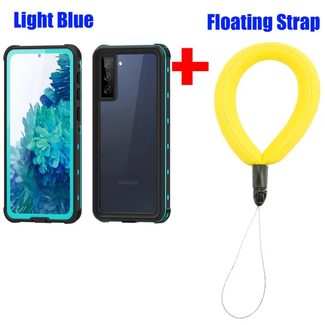 IP68 Waterproof Diving Swim OutdoorSport TPU Armor Cover Case For Samsung Galaxy S22 Ultra Plus S21 S20 Note 20 Ultra Note 10