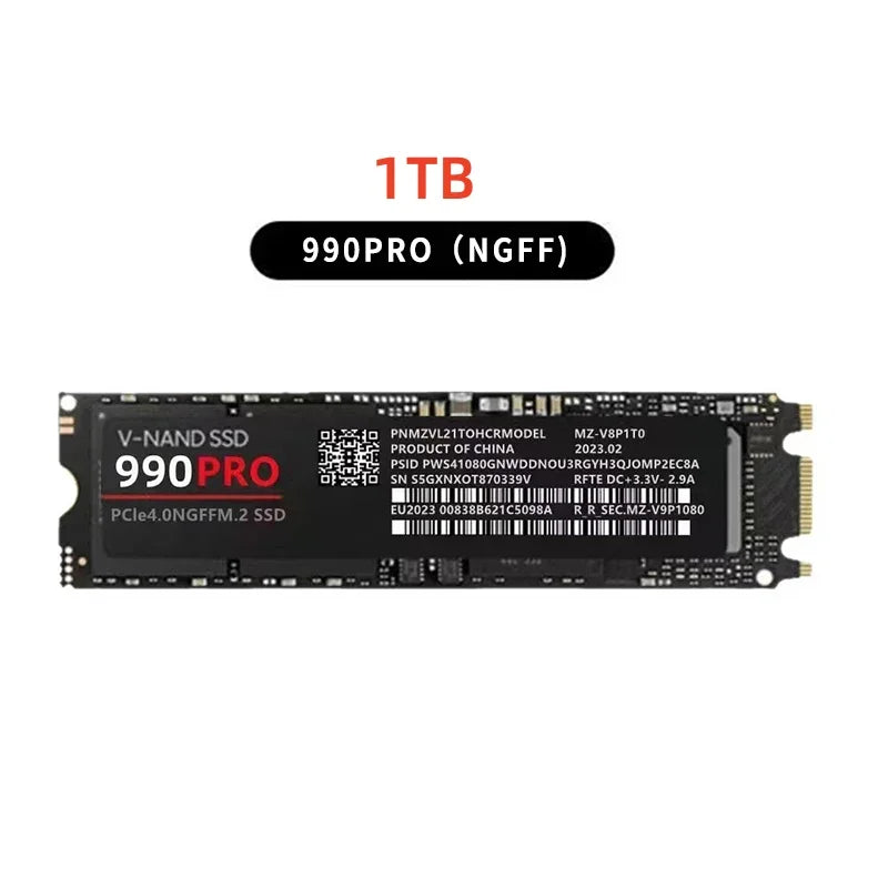 Original SSD 1080PRO 1TB Hard Disk Drive 2TB M2 NGFF NVME Interface Internal Solid State Hard Drive for Laptop Desktop Notebook