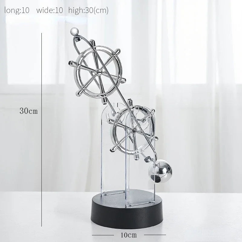 Physics Science Newton Pendulum Nordic Home Decoration Accessories Modern Metal Maglev Balance Balls Office Desk Decor Gifts