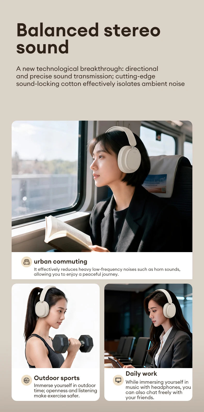 Lenovo LS105 Gaming Wireless Headphone with Mic 30H Over-Ear Headphones Bluetooth 6.0 Foldable HIFI Sound Sport Earphones Choice