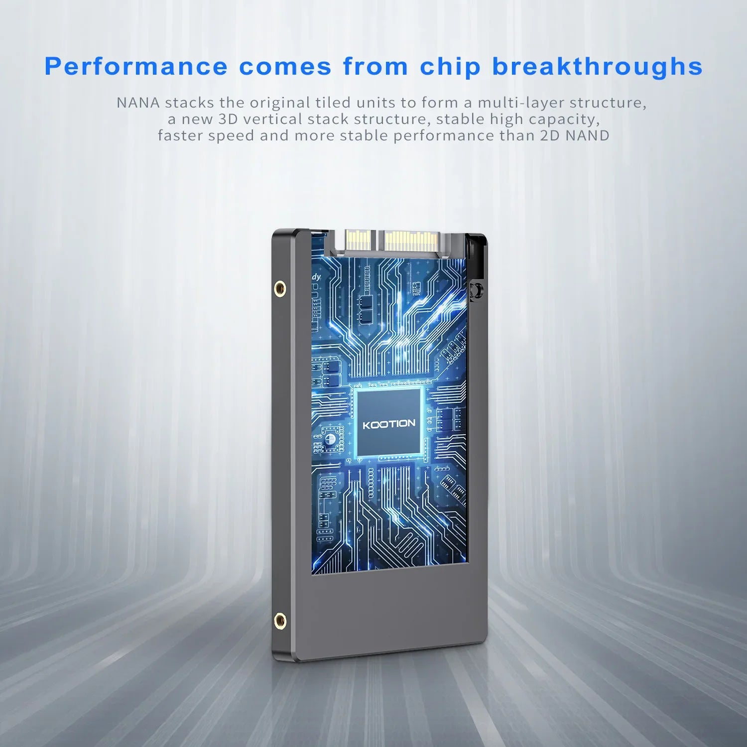 KOOTION Sata SSD 2TB 1TB 512GB 256GB 128GB SATA3 Internal Solid State Drive 2.5 Inch HDD Hard Disk for Laptop Desktop PC Server - WinSupport Tech