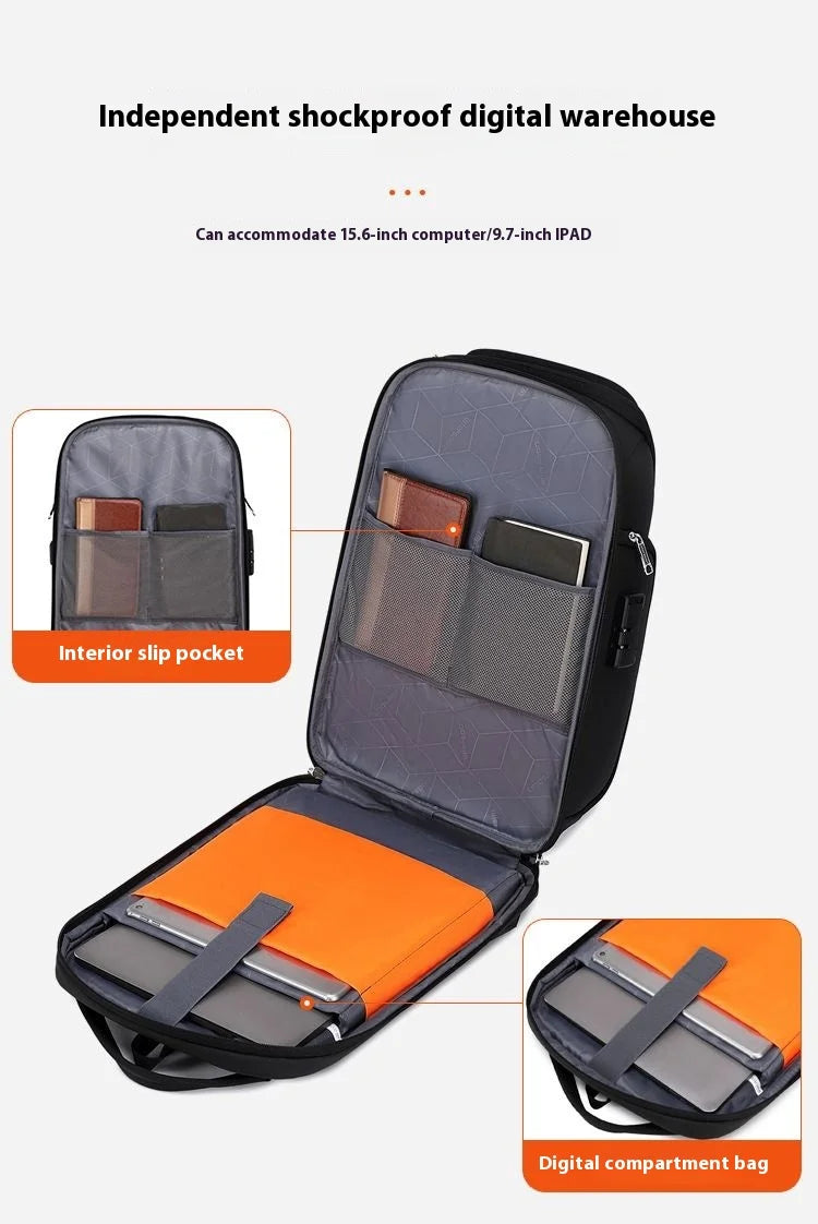 35 L Business Backpack For Men Waterproof Backpack Large Capacity Business Trip Multifunctional Password Anti-theft Laptop Bag