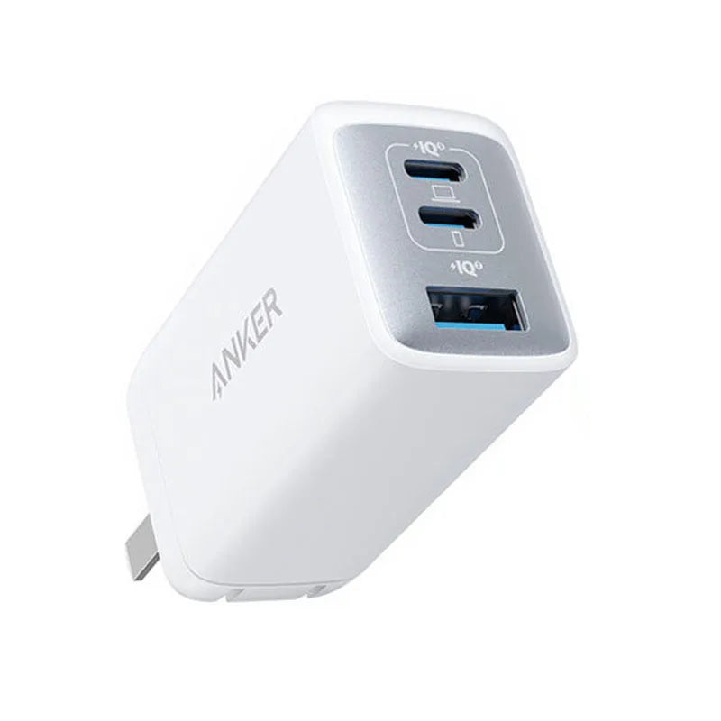 Anker 735 65W GaN Charger Nano II USB C Fast Charging 3-Port Fast Compact Foldable Wall For MacBook Pro/Air iPad Galaxy Switch