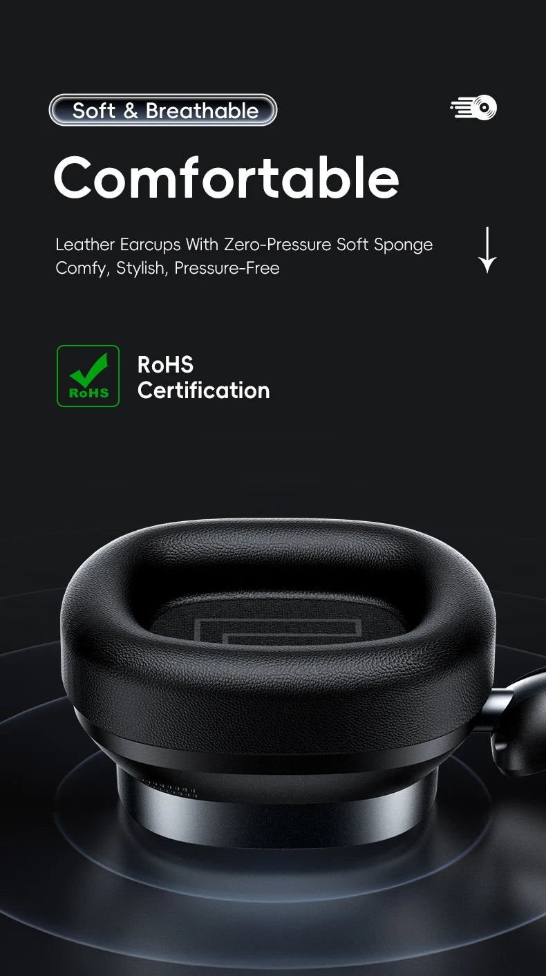 Acer Ohr633 2026 New Model Wireless Bluetooth Headphones Hifi Stereo Sound Quality Anc Call Noise Reduction Foldable Adjustable Design Built-In High-Definition Microphone Gaming Headphones