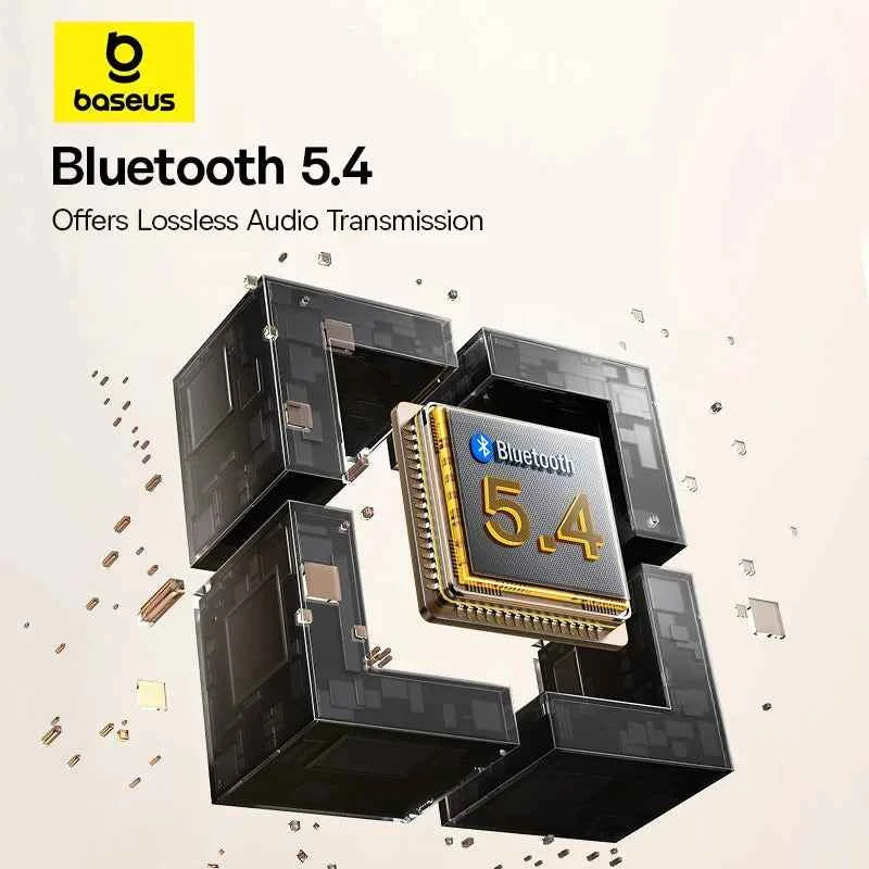 Baseus Bowie H1s Wireless Headphones Bluetooth 5.4 Noise Canceling 46dB Over Ear Headset Hi-Res Spatial Audio Earphone 120H Time