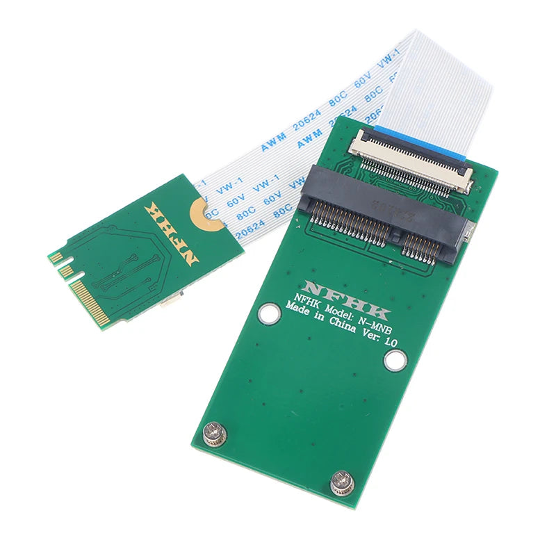 Mini PCIe WiFi Card To A+E E Key M.2 Network Adapter Extension Cable