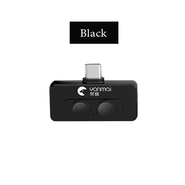 Wireless Lavalier Lapel Microphone Plug and Play Mobile Phone Mic AI Noise Reduction Dual-Microphone Vlog Recording Short Videos