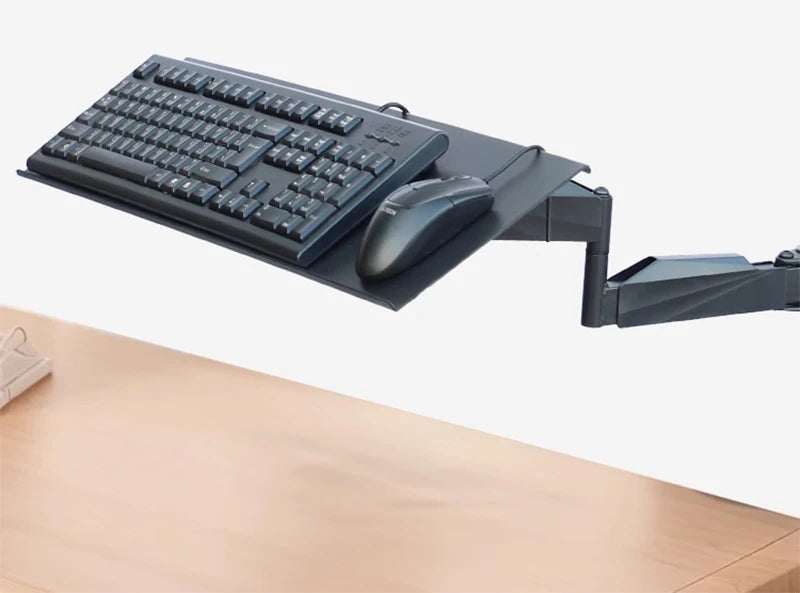 WH01 Wall Mount Keyboard Support 2 in 1 Monitor Keyboard Holder Arm