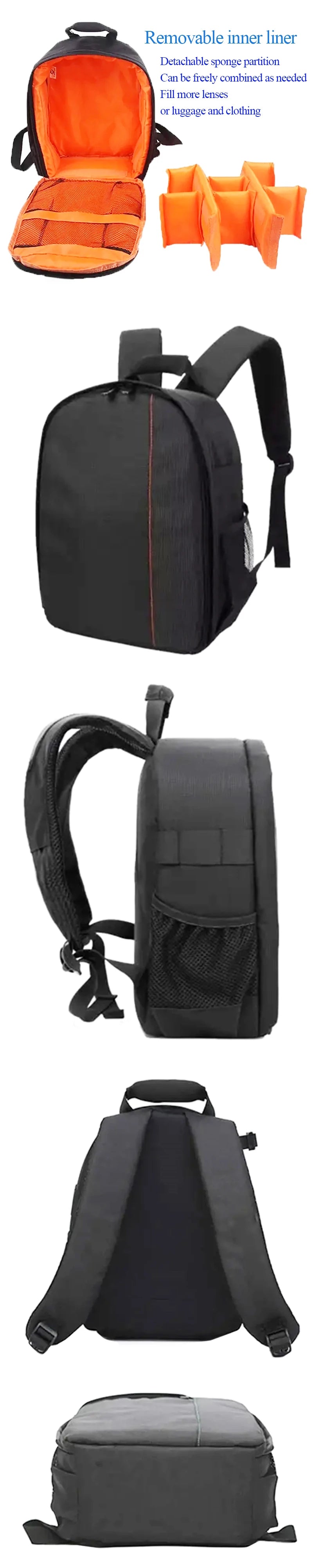 Outdoor Camera Backpack Video Digital Shoulder Camera Bag Waterproof Photo Knapsack Case DSLR For Canon For Nikon For Sony