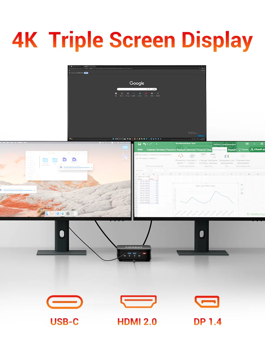 Firebat R3 Mini Pc Amd Ryzen7 7730U Ryzen5 7430U Ryzen3 4300U Lpddr4 16Gb Ram M.2 Sata 512Gb Ssd Wifi6 Bt5.2 1000m Lan Windows11 Portable Desktop Computer