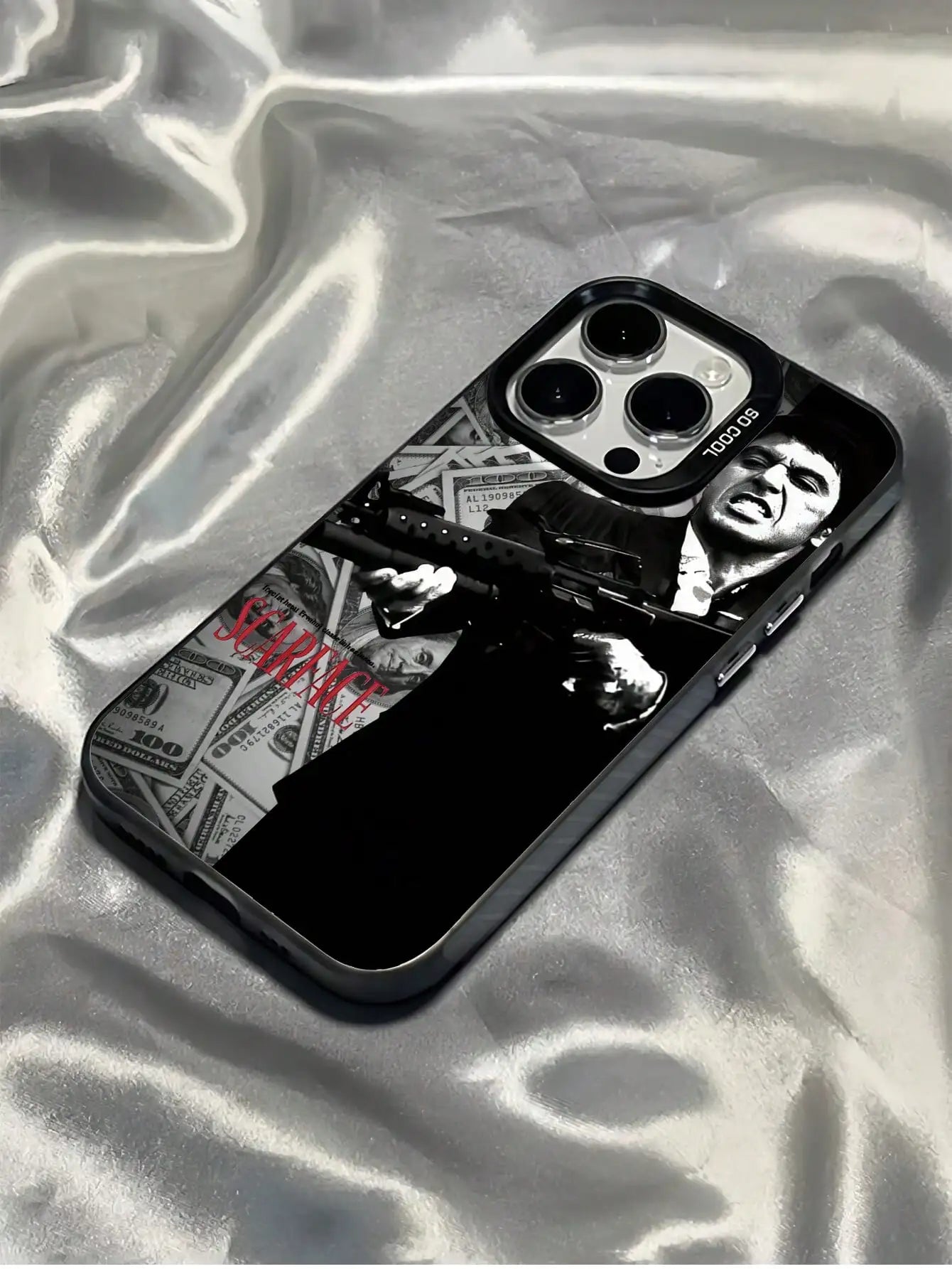1pc Dog Head Design Phone Case Compatible With IPhone 17 Pro Max, 16 Pro, New 15 Pro, 14, 13, Transparent Electroplated High-End Anti-Fall Full Coverage Phone Case