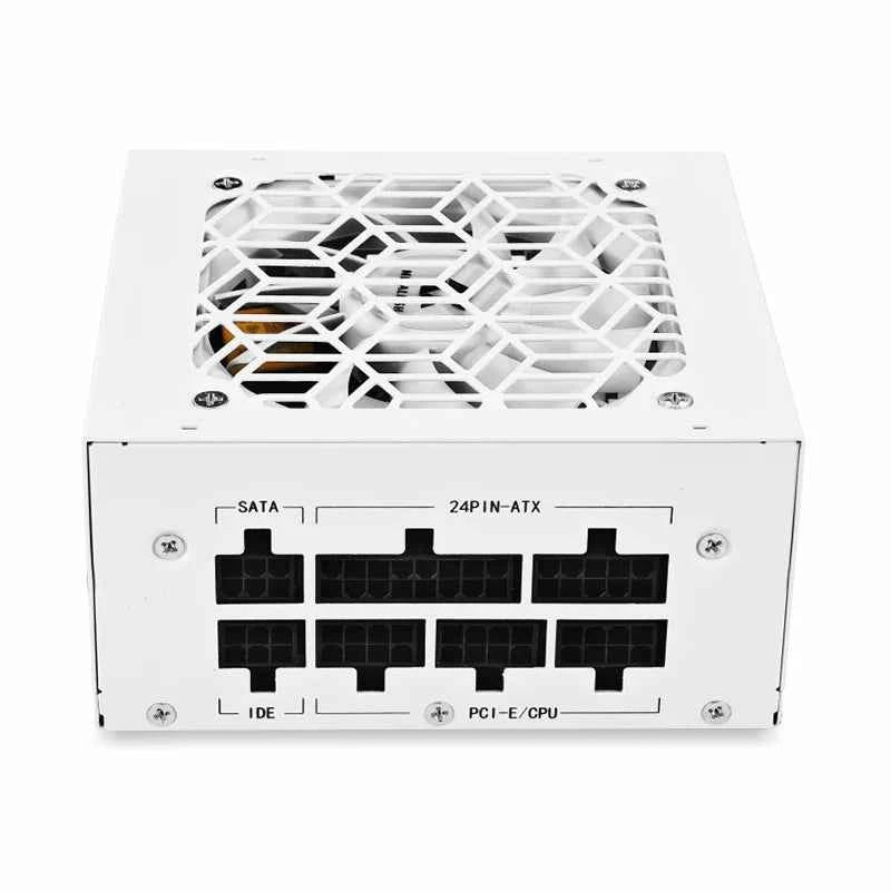 METALFISH Full-Modular SFX-500W 600W PSU 80Plus Bronze White Power Supply For Mini ITX Chassis Small Computer Case 100/220V
