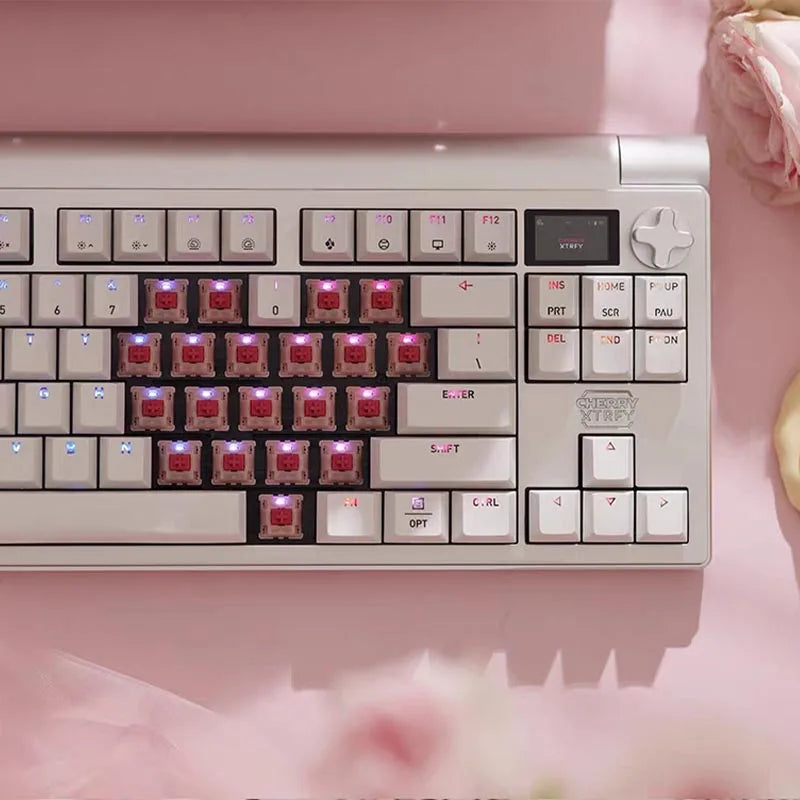 CHERRY MX PETAL Switch 5 Pin 30g Light Pressure Tactile Fine Lubrication Rustling Sound Mechanical Keyboard Hot Swap Switches