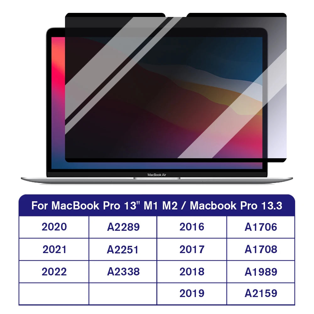 Magnetic Privacy Screen Protector for Macbook Pro 16 inch 16.2 2019 2021 2023 A2485 M1 M2 A2780 A2141 A2991 Laptop Filter Shield