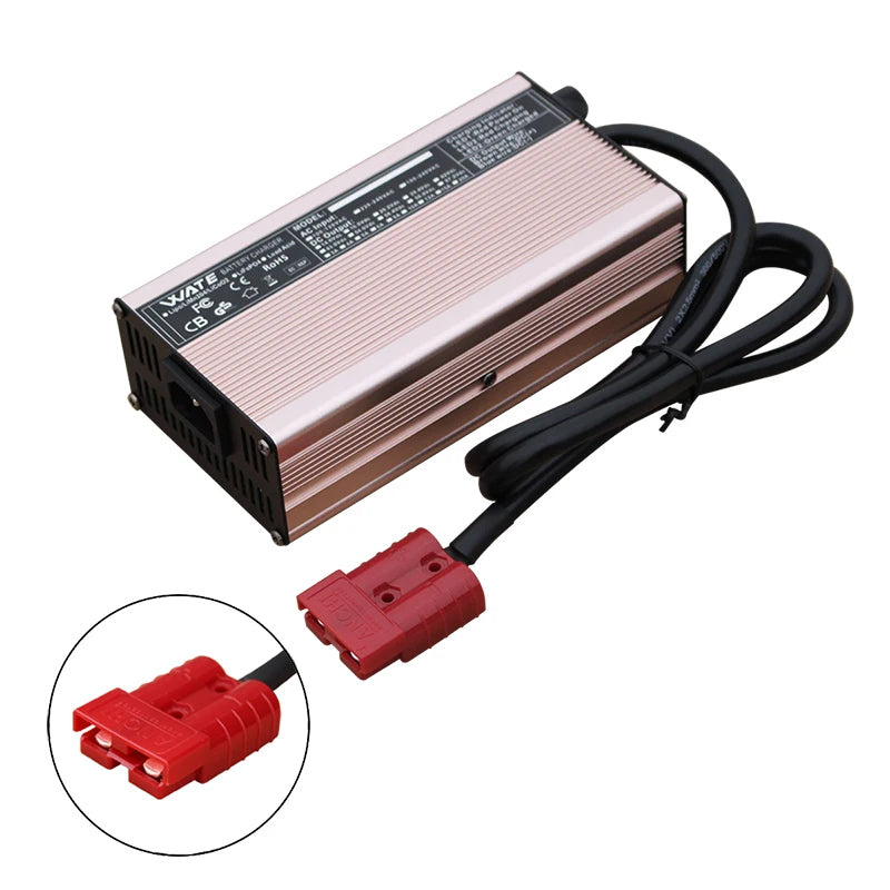 14.6V 25A Lifepo4 Charger 4S 12VCharger For Lithium iron Phosphate Battery Pack Smart Aluminum case
