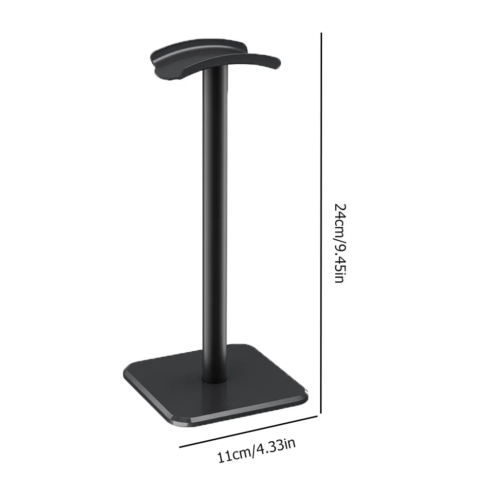 Headphone Bracket Aluminium Alloy Headset Support Stand Space Saving Desktop Organizer Display Vertical Bracket Hanger