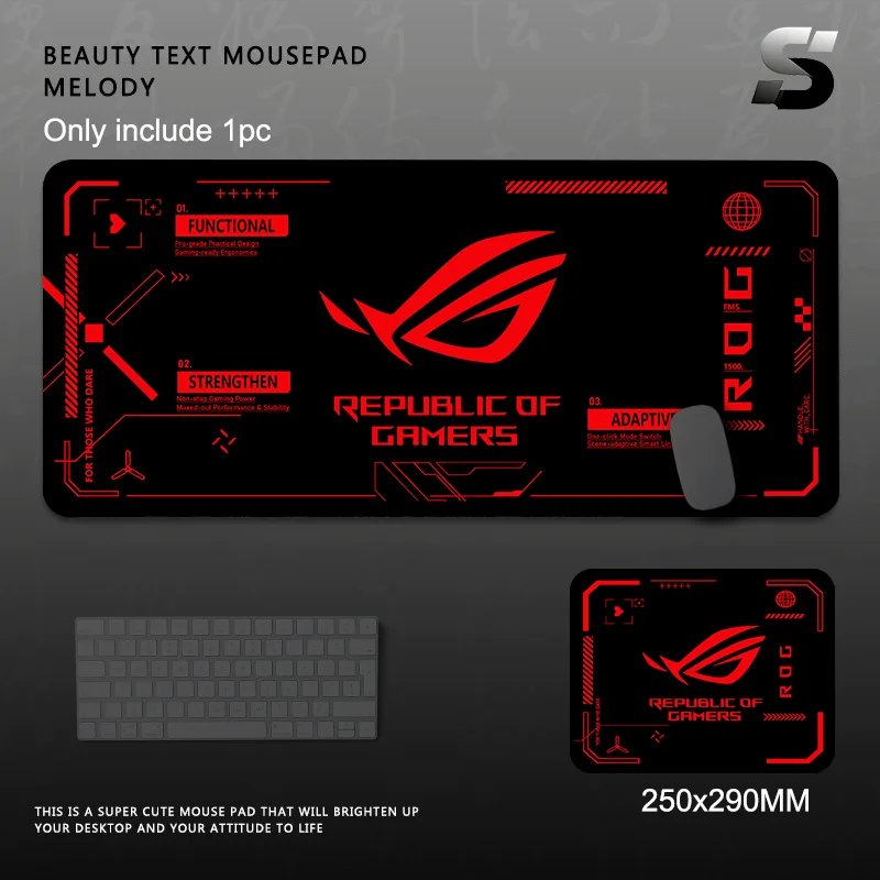 Gaming Mats Large Extended Pad for ASUS Rog Mouse Pad Gamer PC Computer Keyboard XXL Desk Mat Offices Interior Accessories Rug