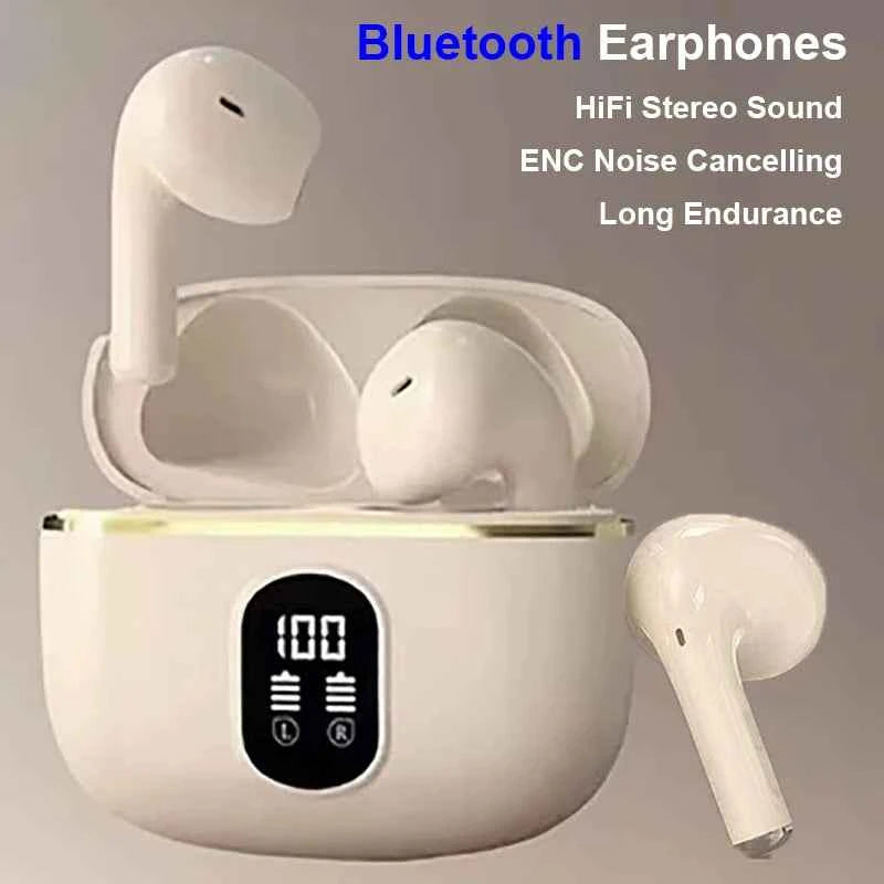 For Xiaomi Lenovo Bluetooth Earphone Wireless Headphone HiFi Stereo Headset HD-calling Noise Cancelling Earbud AIR-J87 Handsfree