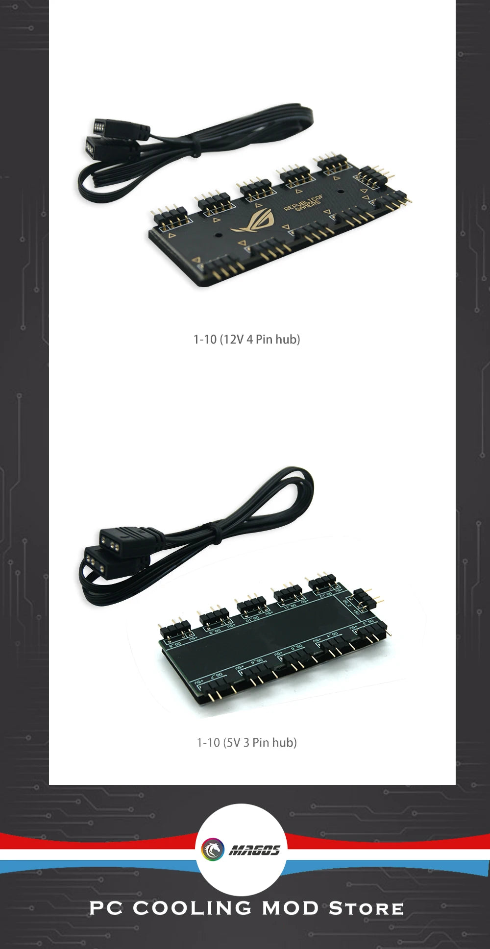 SYNC Motherboard Cable RGB Splitter 12V 4Pin 5V 3Pin Header Addressable RGB Hub Transfer Extension Cable For ASUS GIGABYTE MSI