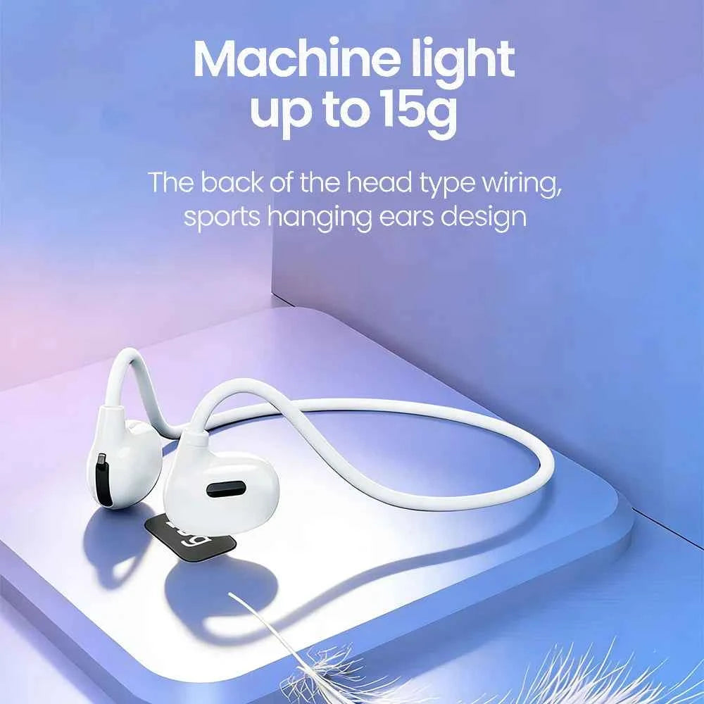 Olaf Sport Bluetooth 5.3 Headphone Wireless Open Air Conduction Earphones Hifi Stereo Sound Sport Gaming Headset  For Phone