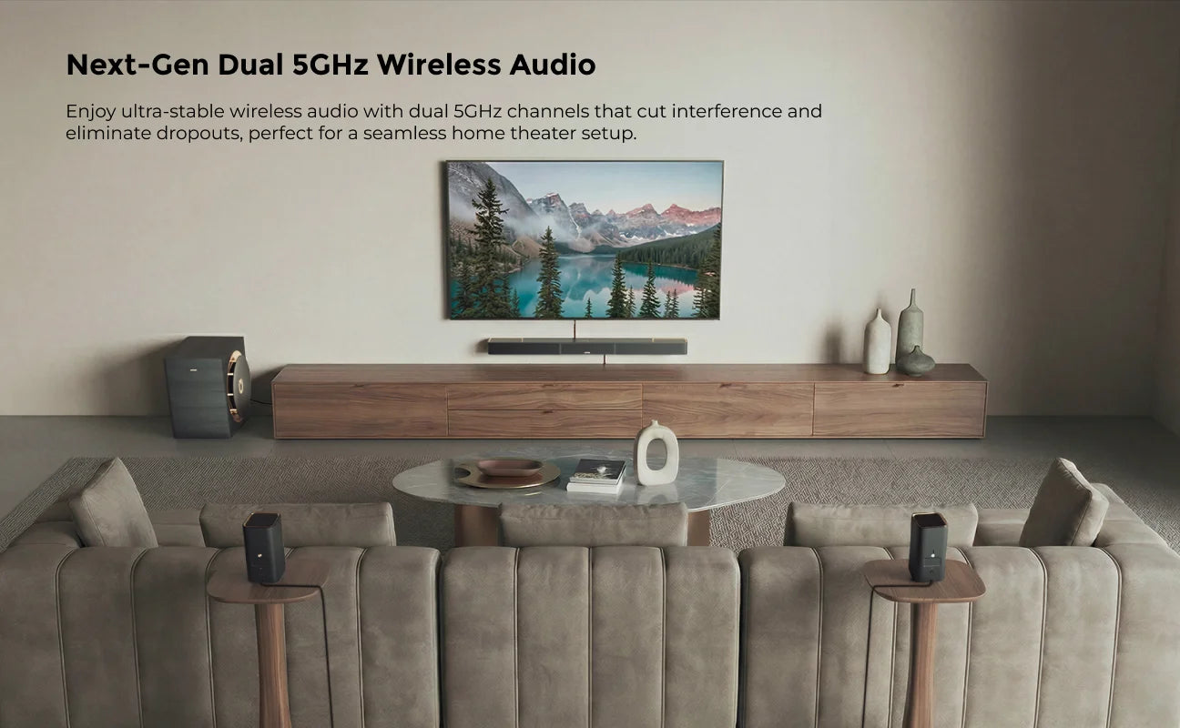 ULTIMEA 980W 7.1.4 Soundbar with Dolby Atmos&APP Control, 10