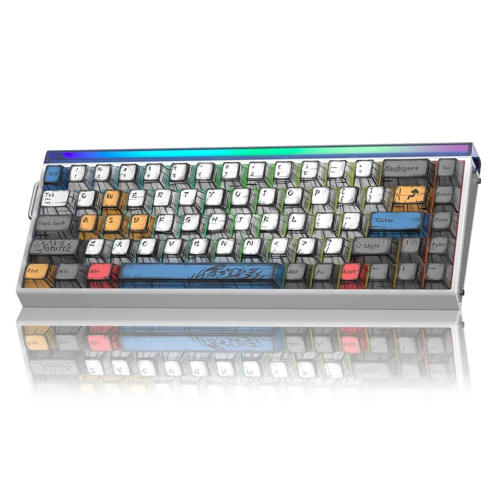 AULA HERO68HE Pro\Ultra Magnetic Gaming Keyboard 75% Magnetic Switch Keyboard Rapid Trigger for Esports PBT High Quality Keycaps