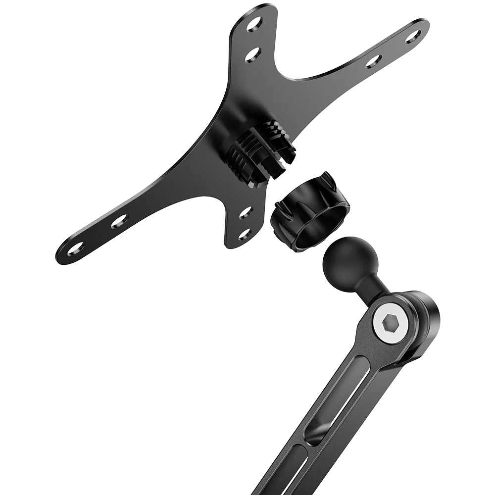 UPERFECT VESA Monitor Desk Mount Single Monitor Stands Freestanding Fits 10'' to 18.5'' Computer Screen With Height Adjustable