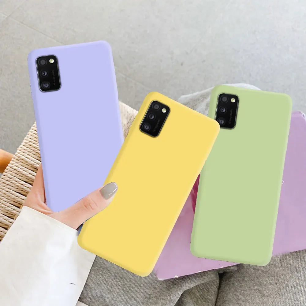 Liquid Soft Silicone TPU Case For Samsung Galaxy S20 S21 S22 S23 Plus Note 20 Ultra S21 FE 5G Back Cover Cases