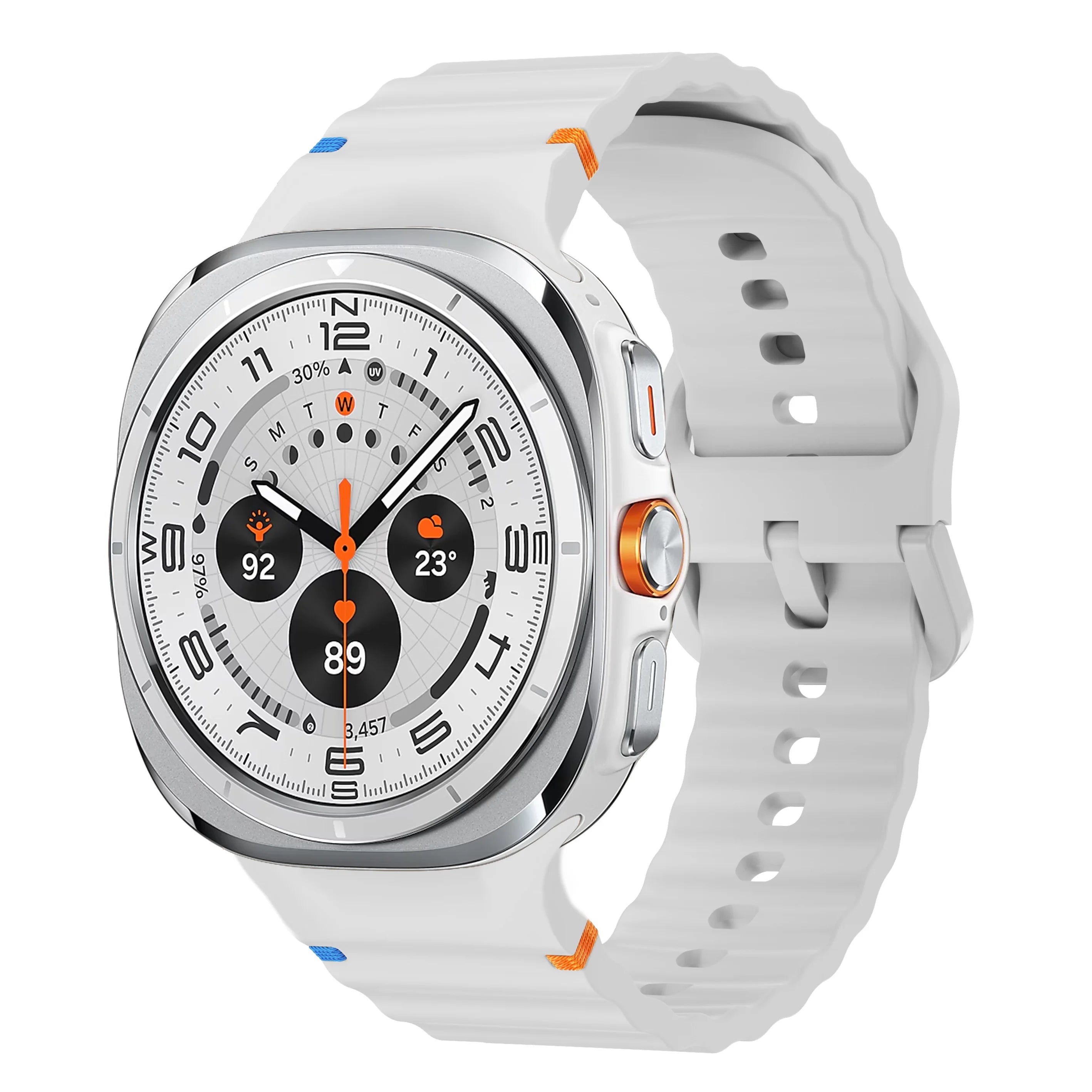 Original Strap for Samsung Galaxy Watch ultra strap 47mm Silicone Bracelet Galaxy Watch 5 pro/4/6 Classic/7 44mm 40mm 43 46 band