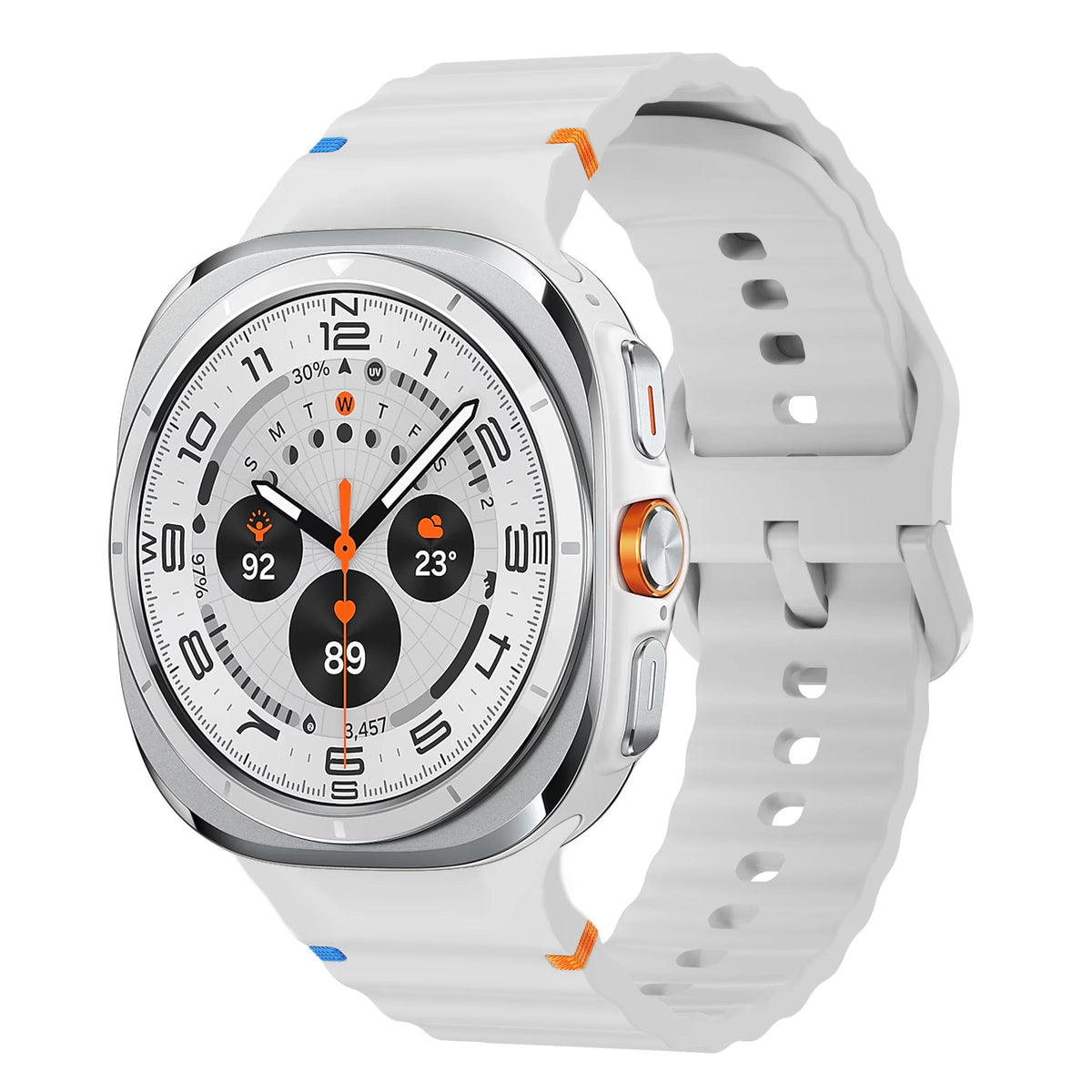 Original Strap for Samsung Galaxy Watch ultra strap 47mm Silicone Bracelet Galaxy Watch 5 pro/4/6 Classic/7 44mm 40mm 43 46 band