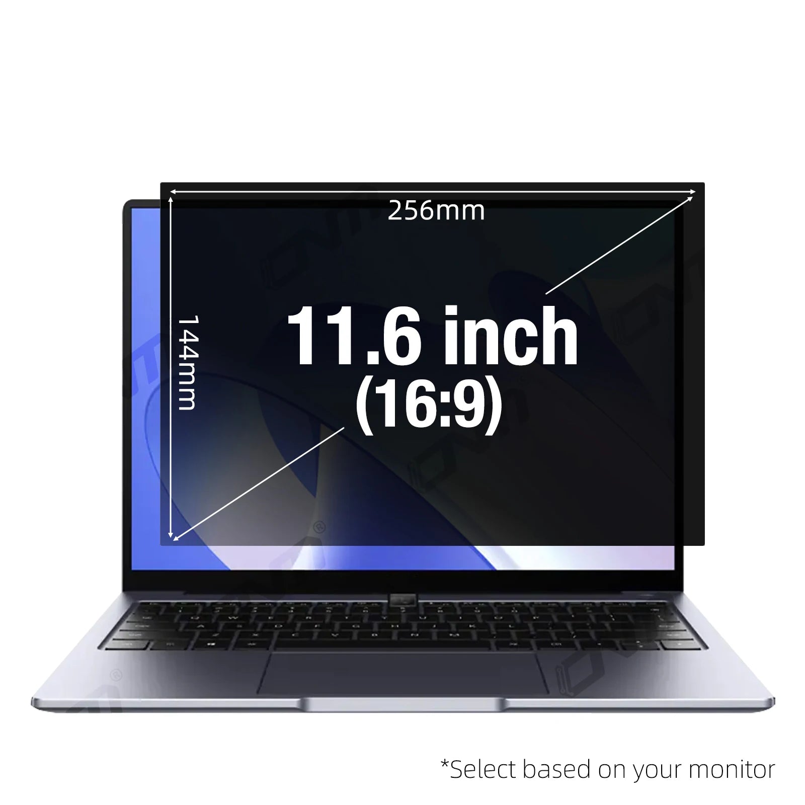 Privacy Screen Protector 11.6-32 inch 16:9/16:10/5:4 Laptop Desktop, 28° Anti-Spy Anti-Glare Matte Blue Light Filter Film 0.45mm