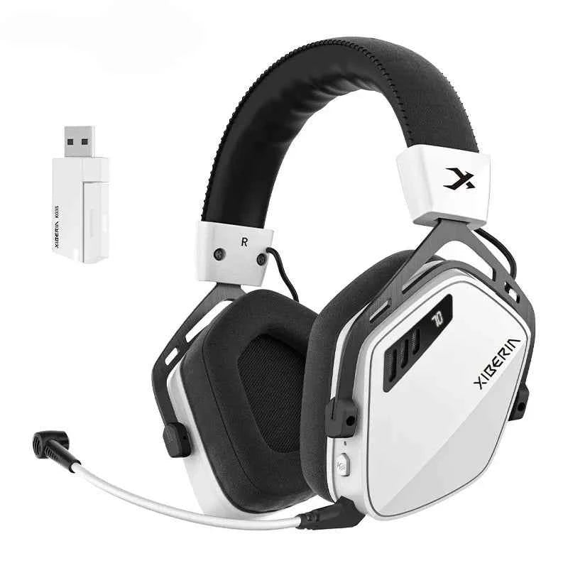 XIBERIA K03S Pro Wireless Gaming Headset 2.4G Low Latency 7.1 Surround Sound Headphones with Detachable Mic & Long Battery Life