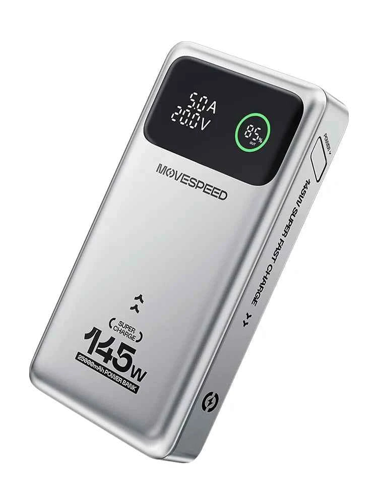 MOVESPEED M25PRO 25000mAh Power Bank 140W PD3.1 Fast Charge Portable External Battery Charger for iPhone Samsung