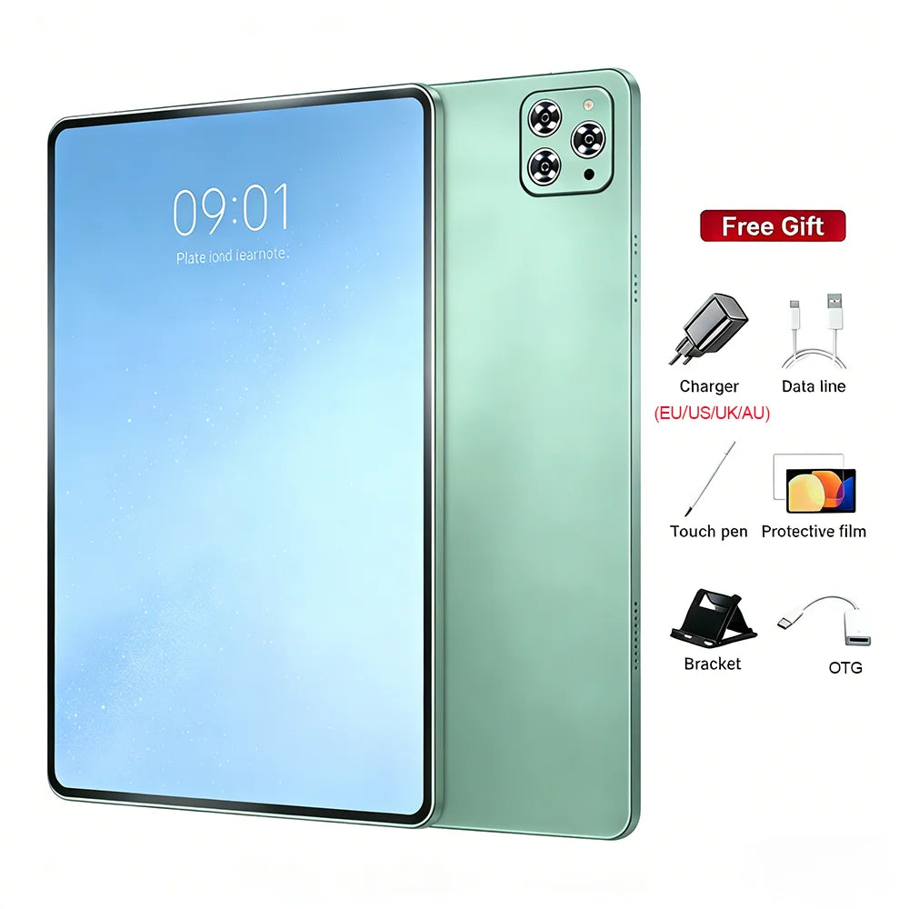 2026 Latest Global First Tablet Pad Android 15 Snapdragon8 Gen3 11 inch Soft Light Screen iPad Air PRO WiFi GPS WPS 5G PC