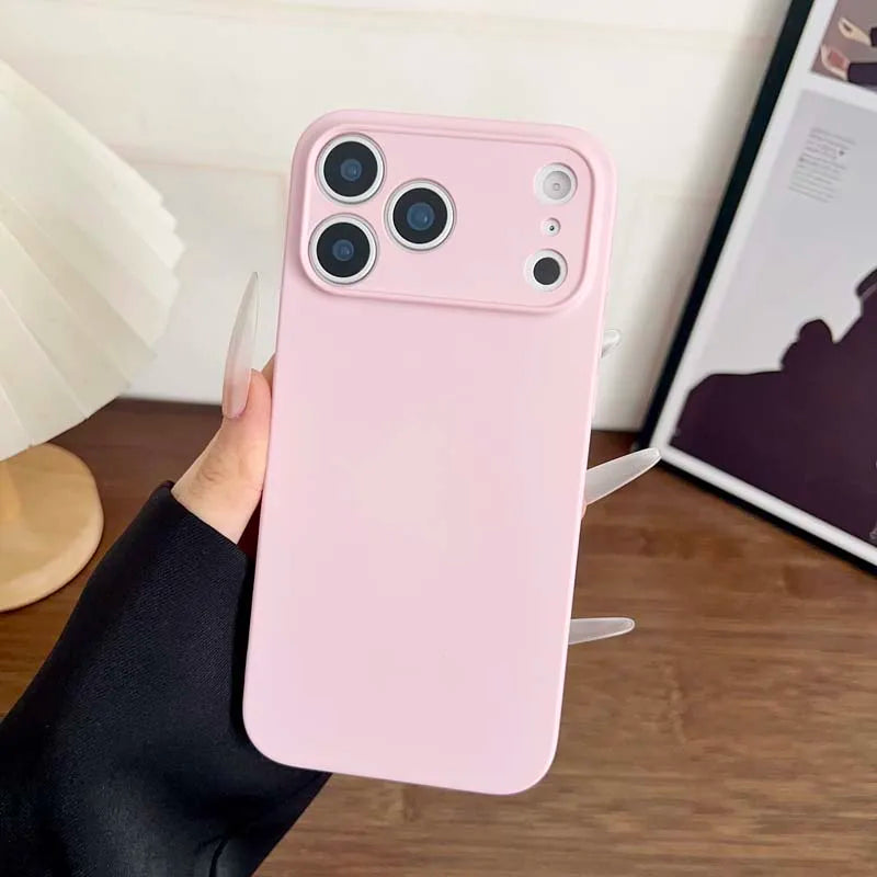 Liquid Silicone luxury Original Cover For iPhone 17 16 15 14 Pro Max 17 Air 16 PLus Case TPU Protect Skin Smooth Shockproof Case