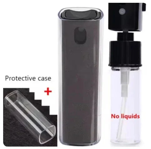 2-in-1 Screen Cleaner Kit  For Phone/Laptop/Tablet/TV/Monitor/Car Screens Spray and Wipe Cleaning Tools