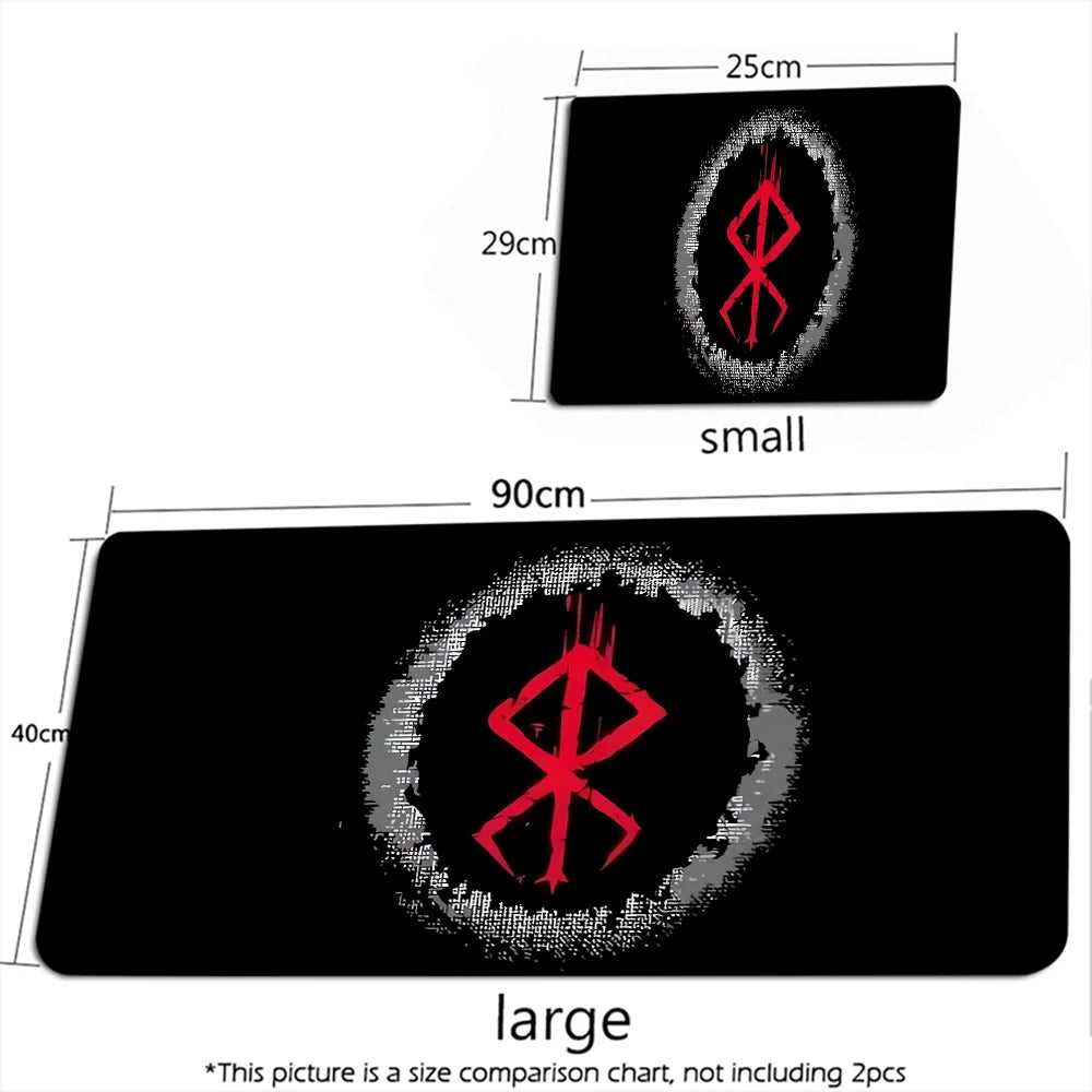 Guts Sword in Berserk Mouse Mat XXL Computer Accessories Large Keyboard Laptop Table Pad The New Product Gamer Gaming Mousepad